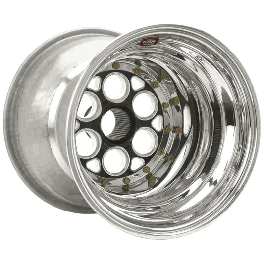 Weld Racing WEL735B-517B55-6 15x17 42 Spline 5in BS Bead-Loc w/Cover