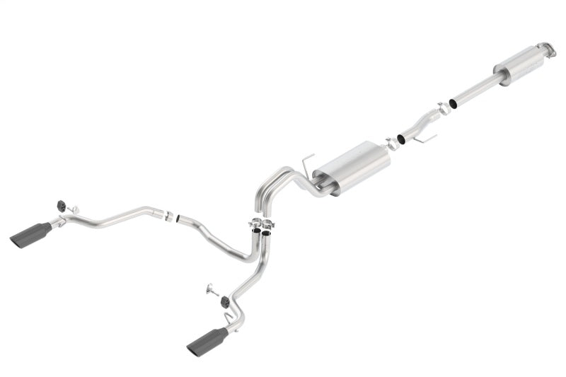 Borla 140614BC 15-17 F-150 2.7/3.5L V6 EcoBoost / 5.0L V8 Black Chrome Cat-Back Touring Exhaust