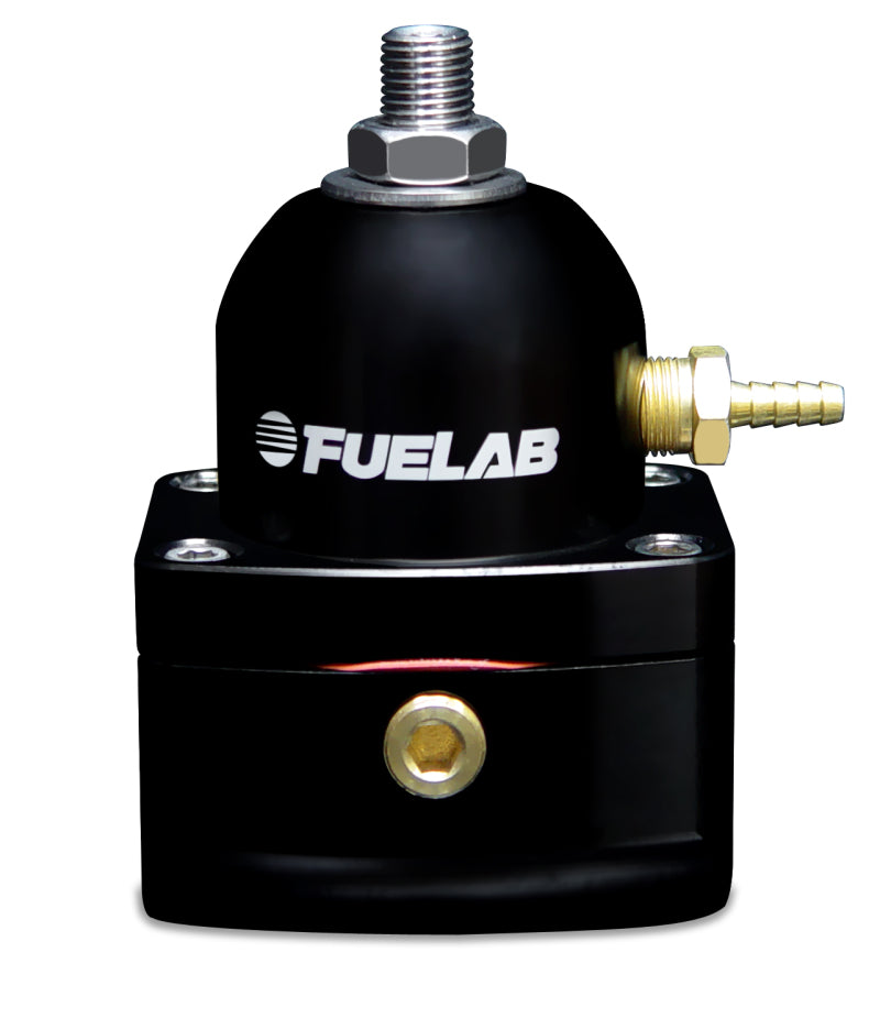 Fuelab 51501-1 515 EFI Adjustable FPR 25-90 PSI (2) -10AN In (1) -6AN Return - Black