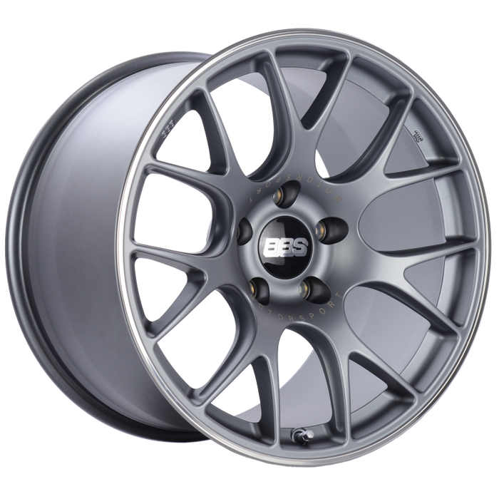 BBS CH112TIPO CH-R 19x12 5x130 ET45 CB71.6 Satin Titanium Polished Rim Protector Wheel