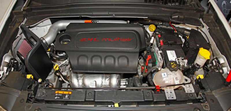 K&N Engineering 77-1565KS K&N 2015 Jeep Renegade L4-2.4L High Flow Performance Air Intake Kit
