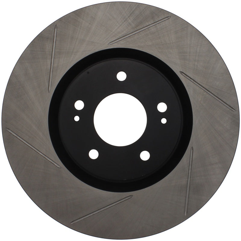 Stoptech 126.46064SR StopTech Power Slot 03-06 Evo 8 & 9 Slotted Right Front Rotor