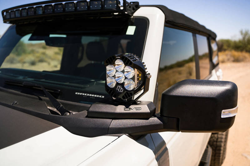 DV8 Offroad LBBR-02 DV8 21-22 Ford Bronco A-Pillar Pod Light Mounts