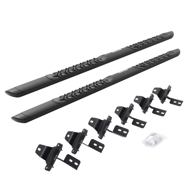 Go Rhino V3450674T 18-21 Jeep Wrangler JLU Vertex V3 - Sidestep + Brkts
