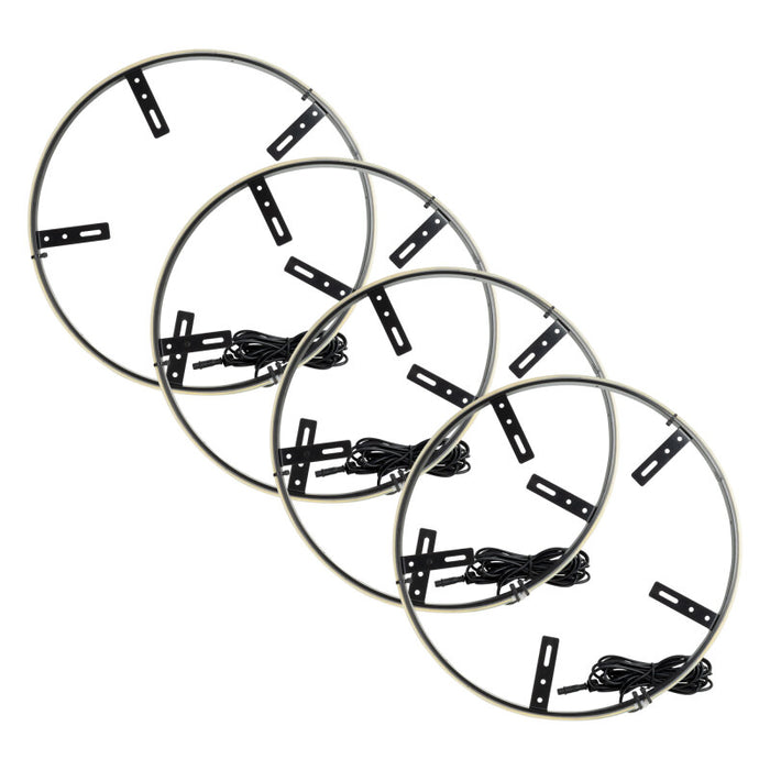 ORACLE Lighting 4238-051 LED Illuminated Wheel Rings - 16.5in PLASMA White