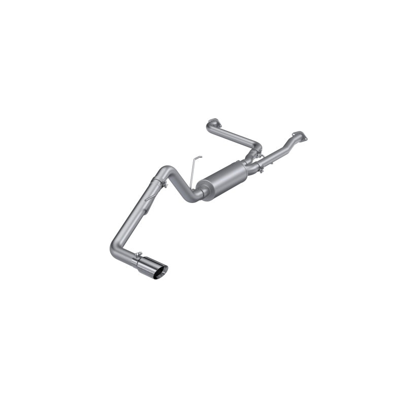 MBRP S5407AL 22-23 Nissan Frontier 3.8L 3in Tip 3in Cat Back Single Side Exit Street Profile - Aluminized
