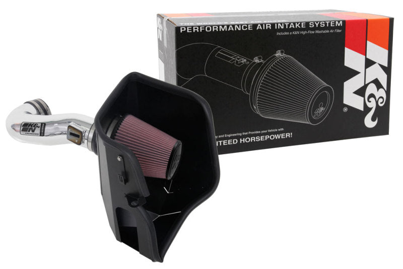 K&N Engineering 77-3110KP K&N 2019 Chevy Silverado / GMC Sierra 1500 V8-5.3/6.2L Performance Air Intake Kit