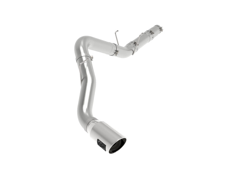 aFe 49-02078-P ATLAS 5in DPF-Back Alum Steel Exhaust System w/Polished Tip 19-20 RAM Diesel Trucks L6-6.7L (td)