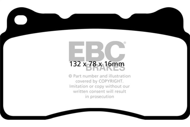EBC DP42093R 2016+ Cadillac CT6 2.0L Turbo Yellowstuff Front Brake Pads