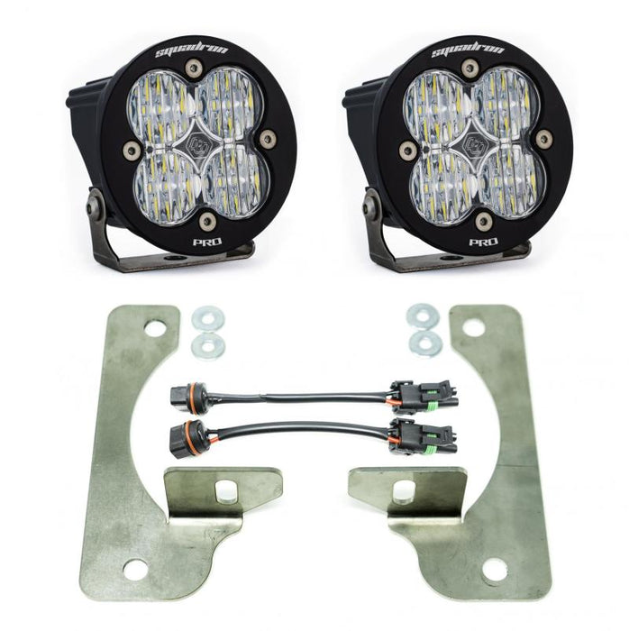 Baja Designs 447069 2018 Wrangler JL Rubicon Squadron R Pro Fog Pocket Kit