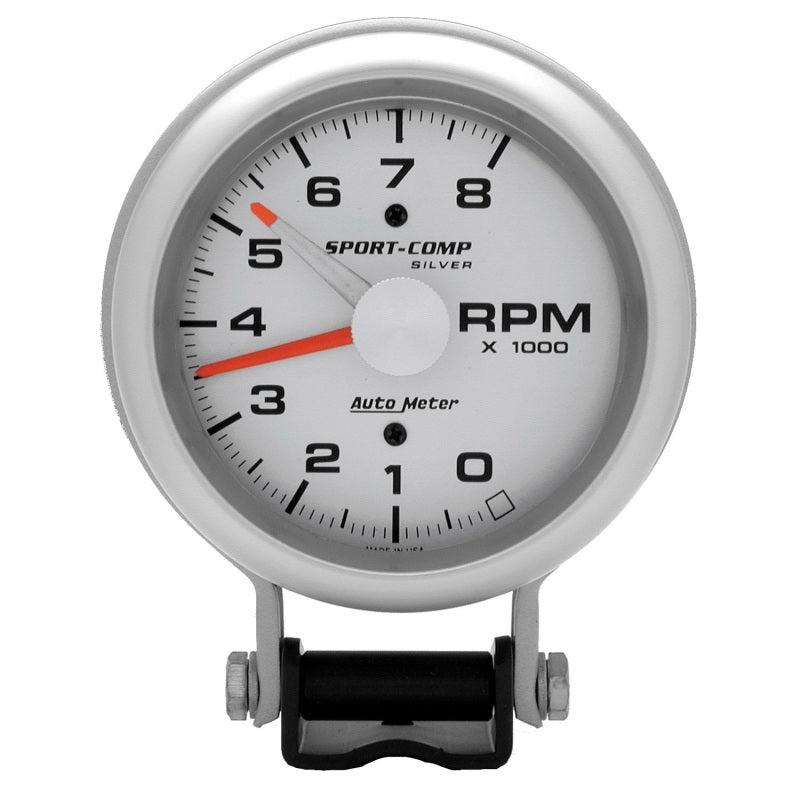 AutoMeter 3781 Autometer Ultra-Lite 3-3/4in 8,000 RPM Pedestal Mount Tachometer