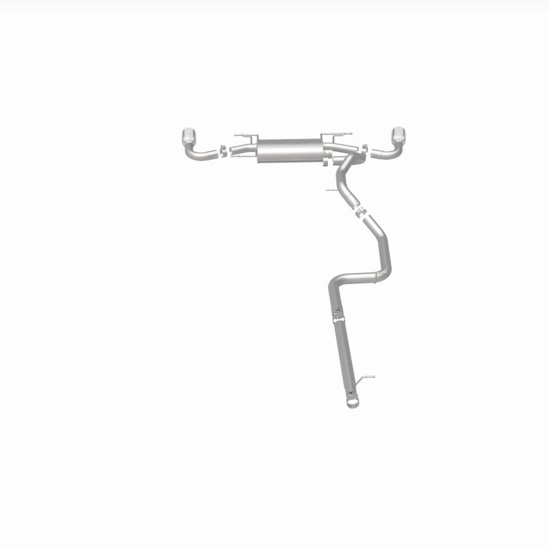 Magnaflow 15146 MagnaFlow 10-12 Mazda 3 L4 2.5L Hatchback Split Rear Exit Stainless Cat Back Performance Exhaust