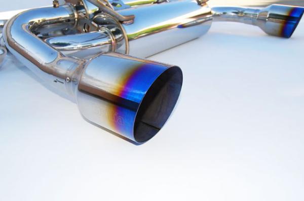 Invidia HS07IG7GIT 07+ Infiniti G37 Coupe Gemini Single Layer Titanium Tip Cat-back Exhaust