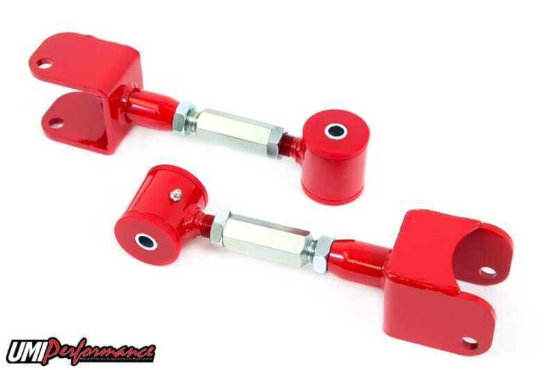 UMI Performance 4025-R 68-72 GM A-Body Adjustable Upper Control Arms- Poly Bushings