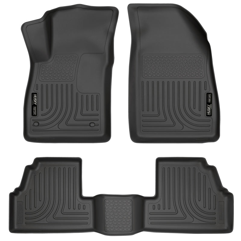 Husky Liners 98271 13-14 Buick Encore WeatherBeater Black Front/2nd Row Floor Liners
