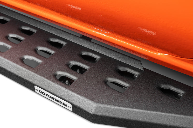 Go Rhino 69400080PC RB20 Running Boards - Tex Black - 80in
