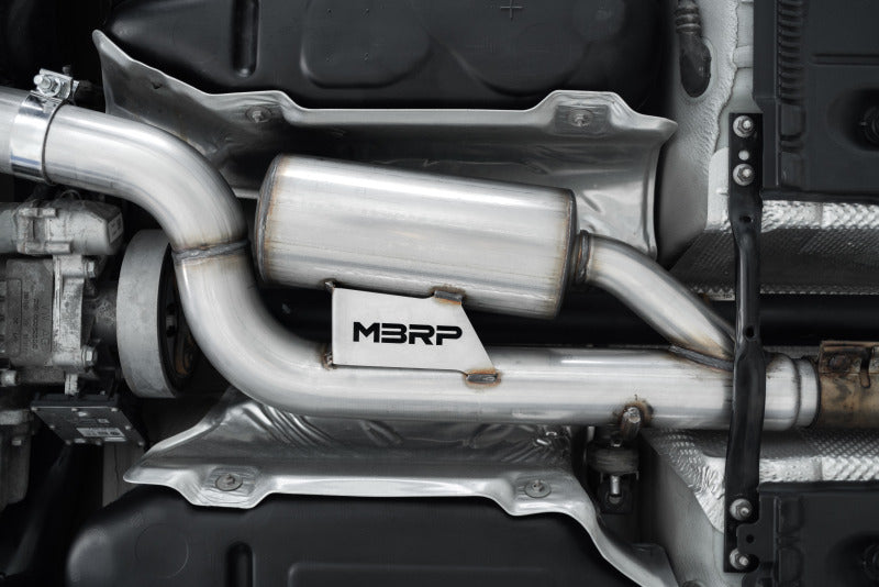 MBRP S4603304 15-19 VW Golf R 3in Cat Back Single Exit Exhaust Pro Series w/ Valve Delete - T304