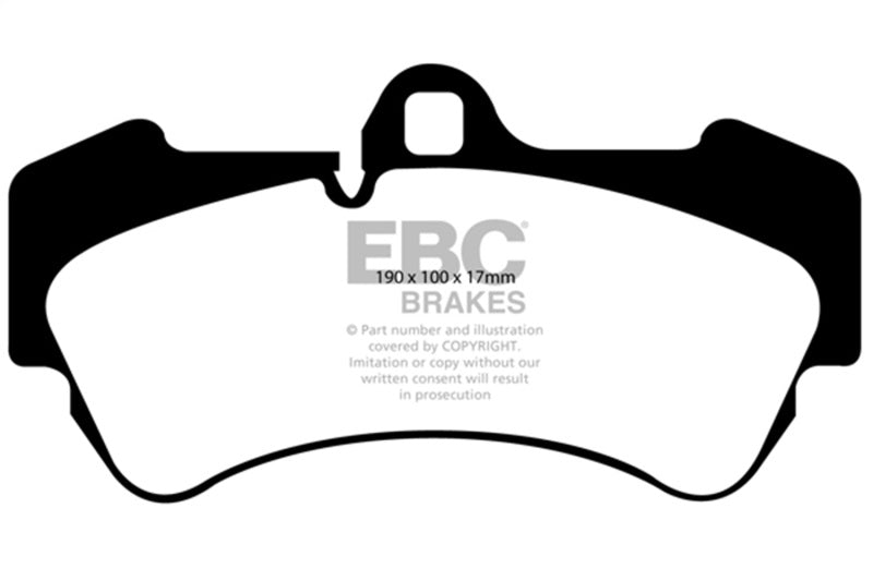 EBC DP41521R 04-07 Porsche Cayenne 3.2 Yellowstuff Front Brake Pads