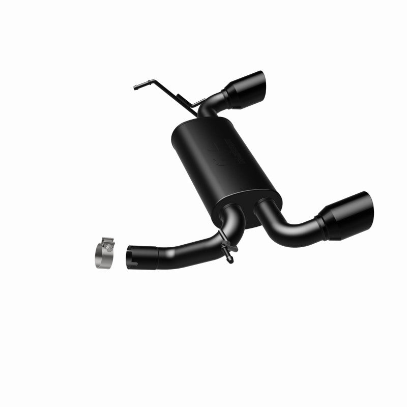 Magnaflow 15160 MagnaFlow 07-17 Jeep Wrangler JK 3.8/3.6L Dual Split Rear Exit Black Axle-Back Exhaust