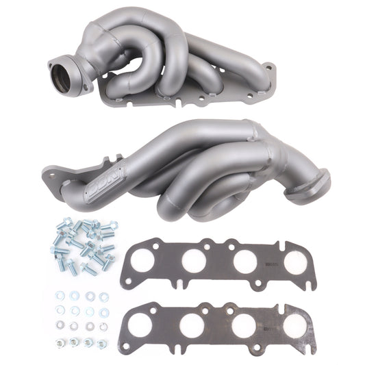 BBK 1943 11-14 Ford F-150 Coyote 5.0 Shorty Tuned Length Exhaust Headers - 1-3/4in Titanium Ceramic