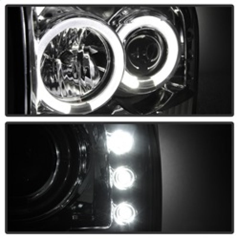 SPYDER 5010360 Spyder Ford F250 Super Duty 99-04 Projector Version 2 LED Halo LED Chrm PRO-YD-FF25099-1P-G2-C