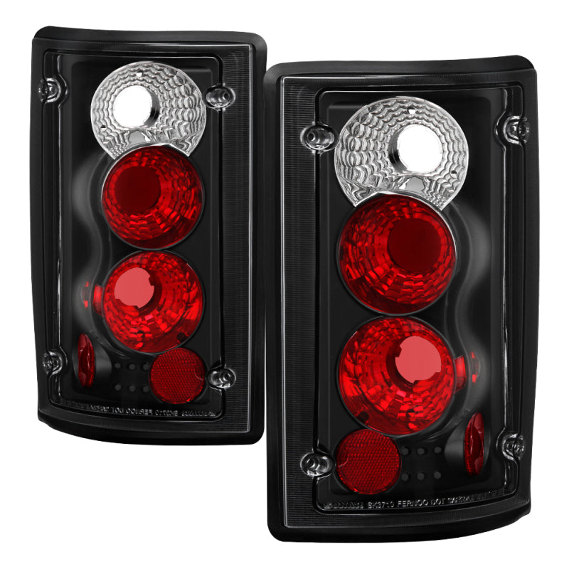SPYDER 5002914 Spyder Ford Excursion 00-06/Econoline 150/250/350/450/550 95-06 Euro Tail Lights Blk ALT-YD-FEC00-BK
