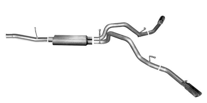 Gibson 5681 14-19 Cadillac Escalade Base 6.2L 3.5in/2.25in Cat-Back Dual Extreme Exhaust - Aluminized