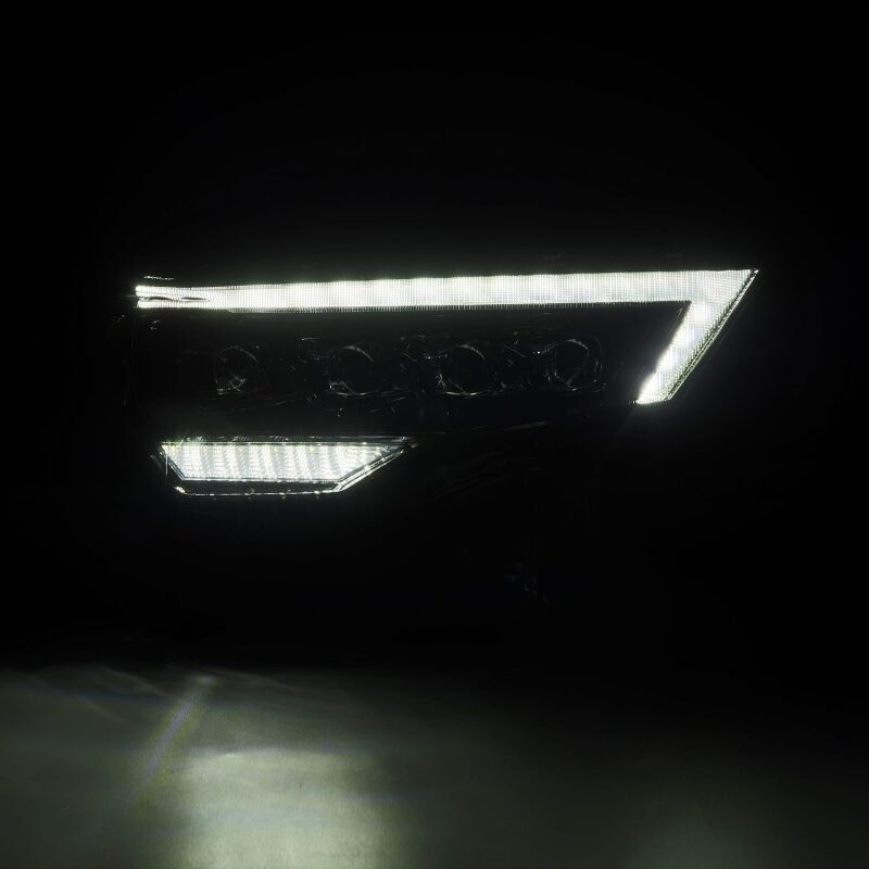 AlphaRex 880810 14-22 Toyota 4Runner (2021 Req. Conv) NOVA LED Proj HL Alpha-Blk Actv Lgt Seq. Sig + SB DRL