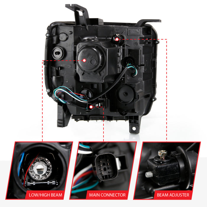 ANZO 111485 ANZ LED/Projector Headlights
