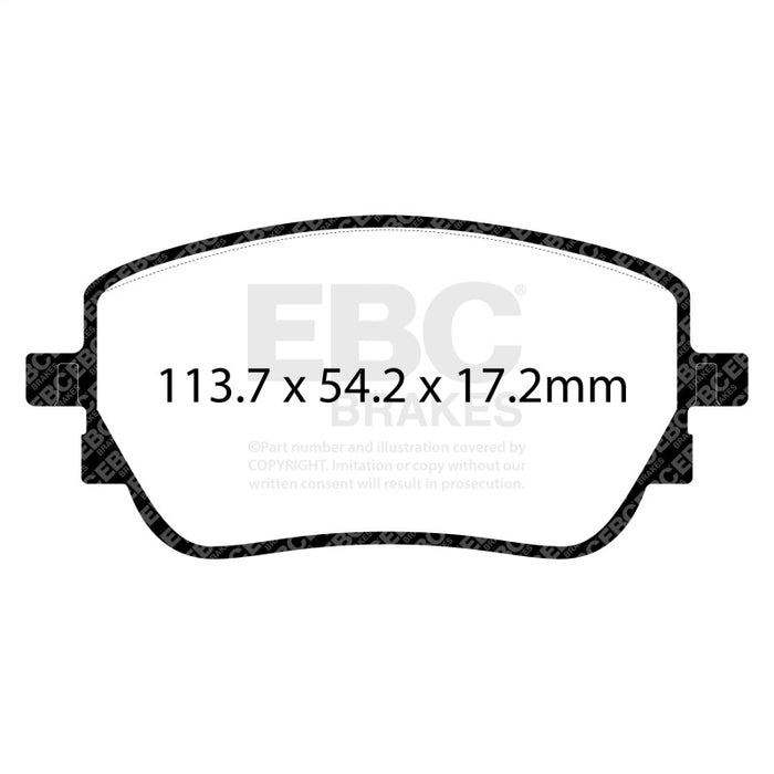 EBC DP32391C 2019+ Mercedes-Benz A220 Sedan (V177) 2.0T Redstuff Rear Brake Pads