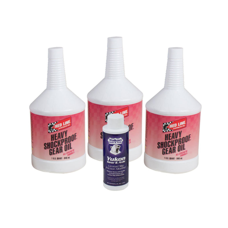 Yukon Gear & Axle OK 3-QRT-A Yukon Gear Redline Synthetic Shock Proof Oil w/ Positraction Additive. 3 Quarts