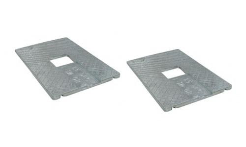 SPC Performance 10723 ZINC SHIMS 4x6.5x1.5 deg.