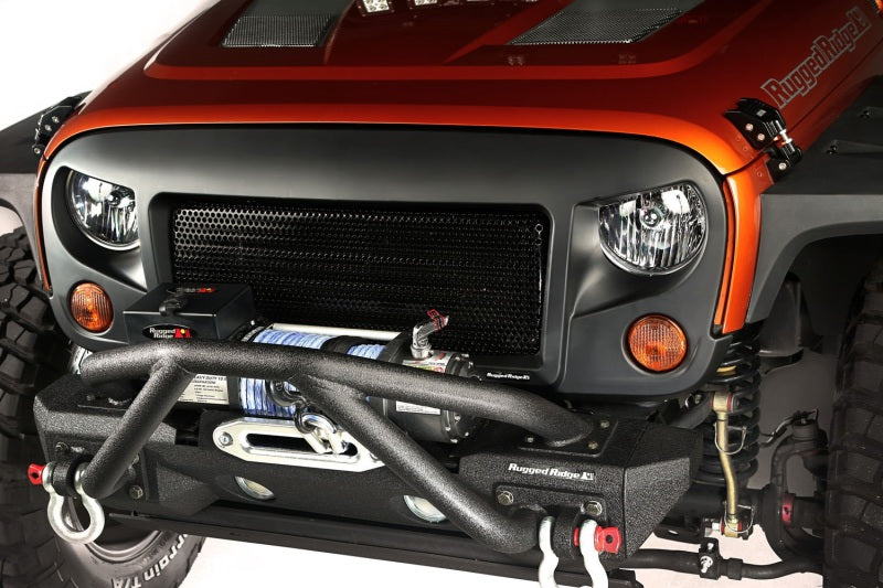 Rugged Ridge 12034.01 Spartan Grille 07-18 Jeep Wrangler JK