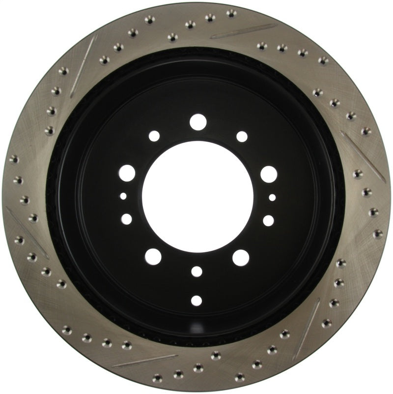 Stoptech 127.44157L StopTech Slotted & Drilled Sport Brake Rotor