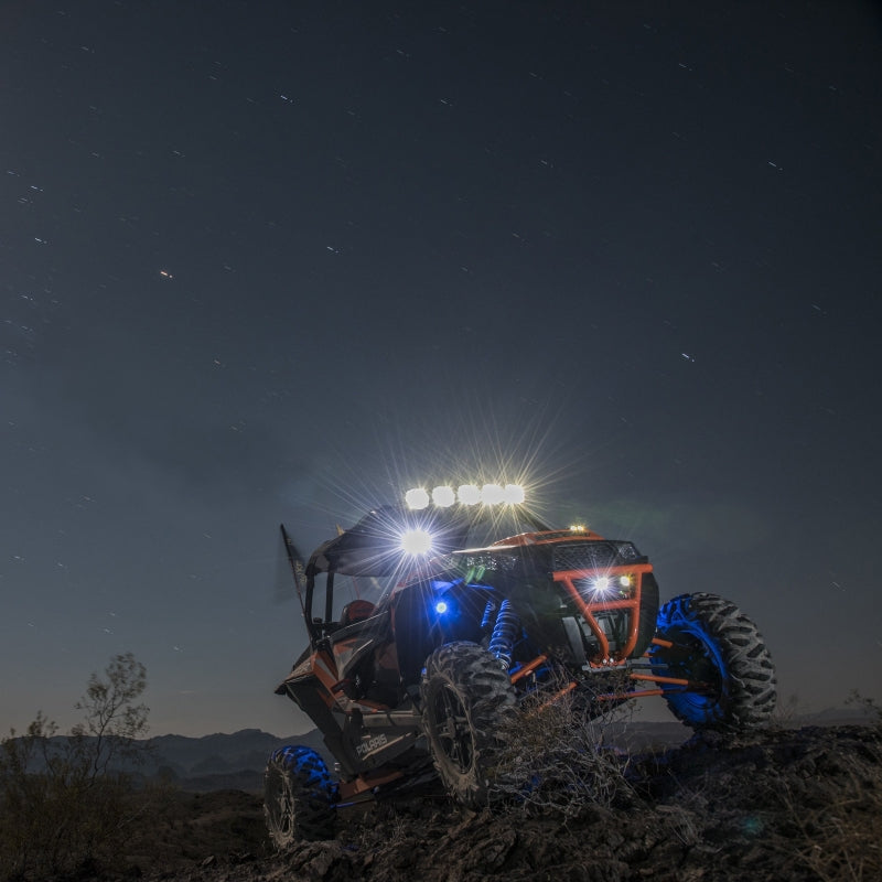 KC HiLiTES 91309 Polaris RZR 32in. Pro6 Gravity LED 5-Light 100w Combo Beam Overhead Light Bar System
