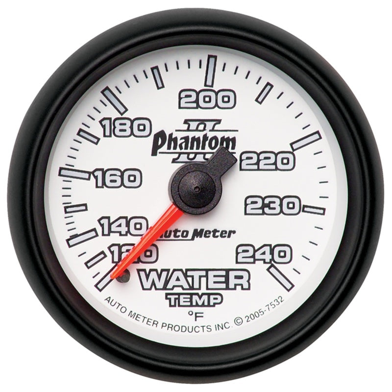 Autometer ATM7532 2-1/16in P/S II Water Temp. Gauge 120-240