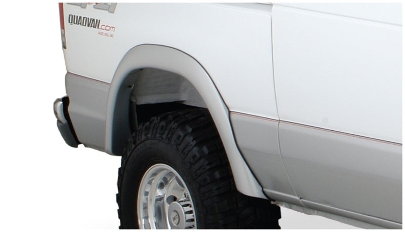 Bushwacker 22006-11 92-14 Ford E-250 Super Duty Extend-A-Fender Style Flares 2pc - Black