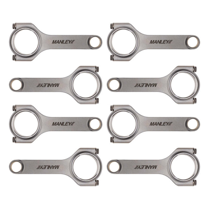 Manley Performance 14051R-8 Manley Chevy Small Block LS-1 6.125in H Beam w/ ARP 2000 Connecting Rod Set