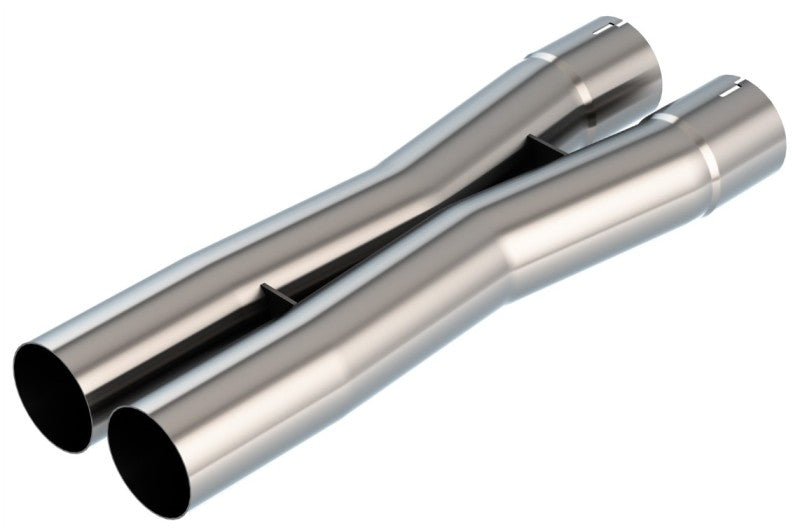 Borla 621106 3.0in Universal X-Pipe 4.43in Inlet Centerline 3.51in Outlet Centerline 21.06in OAL