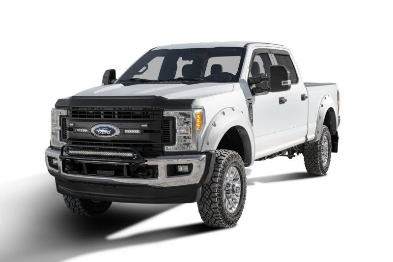 Bushwacker 20942-12 17-18 Ford F-250 Super Duty Pocket Style Flares 4pc - Oxford White