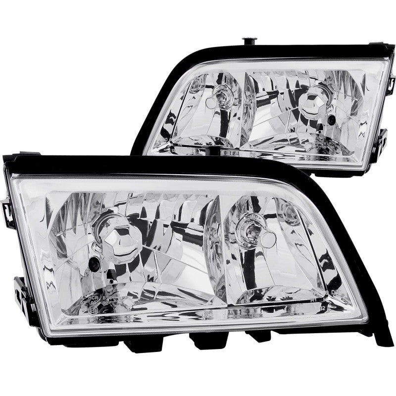 ANZO 121081 1994-2000 Mercedes Benz C CLASS W202 Crystal Headlights Chrome