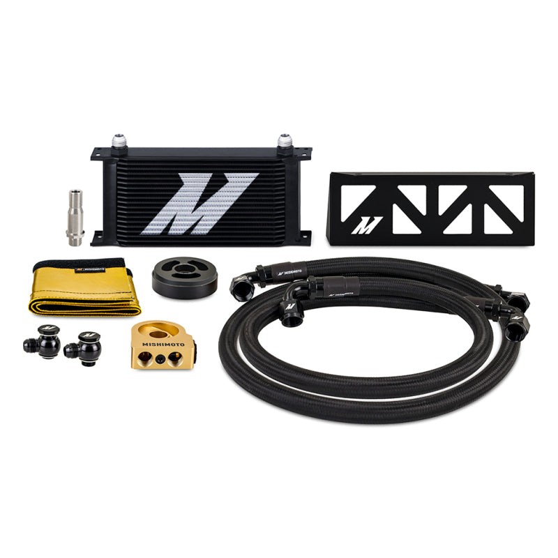 Mishimoto MMOC-BRZ-22TBK 22+ Subaru BRZ/Toyota GR86 Oil Cooler Kit Thermostatic - Black