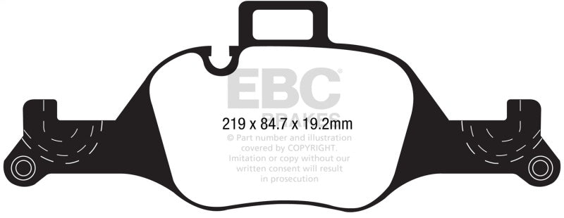 EBC DP32289C 2017+ BMW 530 G30 Redstuff Front Brake Pads