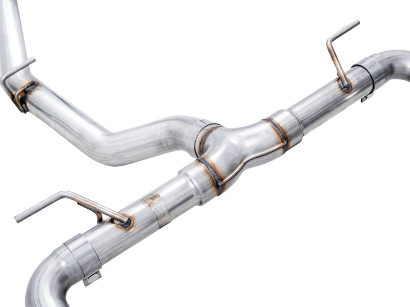 AWE Tuning 3020-32279 AWE Subaru BRZ/ Toyota GR86/ Toyota 86 Track Edition Cat-Back Exhaust- Chrome Silver Tips