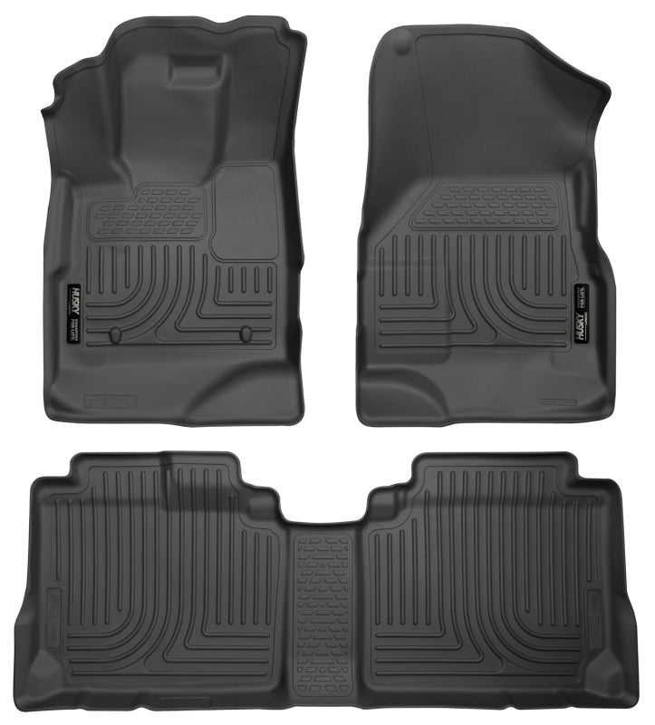 Husky Liners 98131 10-12 Chevy Equinox/GMC Terrain WeatherBeater Combo Black Floor Liners