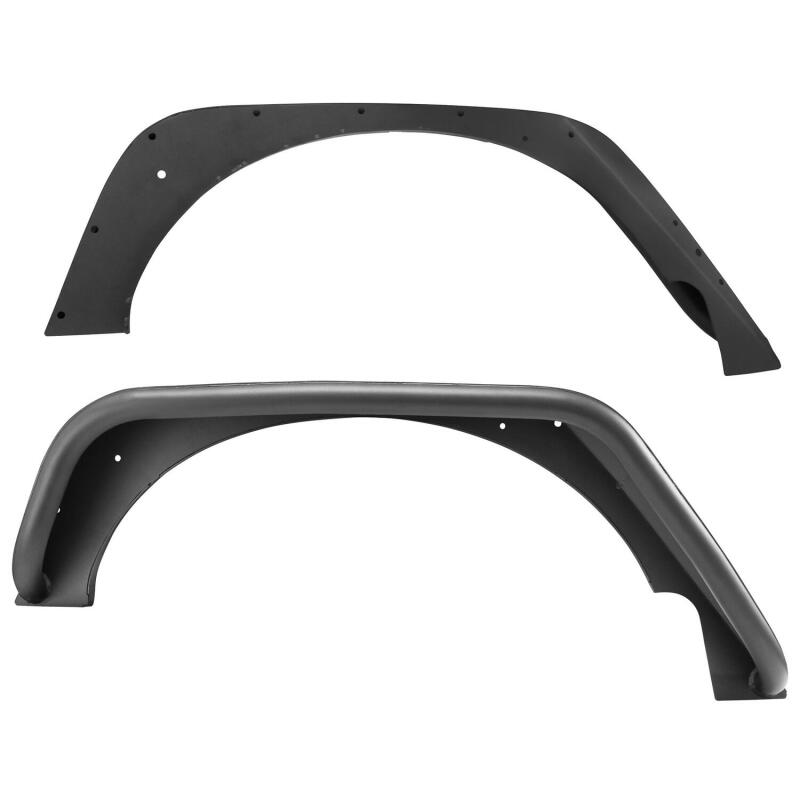Westin 62-1015 /Snyper 07-17 Jeep Wrangler Tube Fenders - Rear - Textured Black