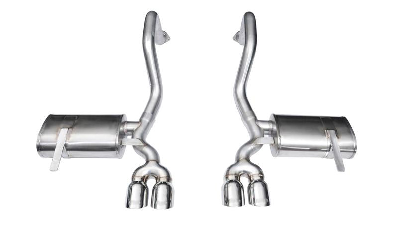 CORSA Performance 14132 Corsa 1997-2004 Chevrolet Corvette C5 Z06 5.7L V8 Polished Xtreme Axle-Back Exhaust