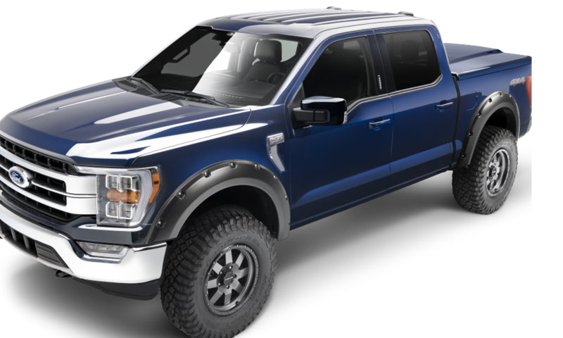 Bushwacker 20963-02 2021 Ford F-150 (Excl. Lightning) Pocket Style Flares 4pc - Black