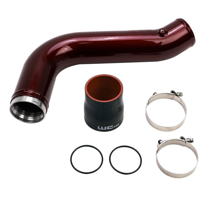 Wehrli WCF100530-BB 17-19 Chevrolet 6.6L L5P Duramax Passenger Side 3.5in Intercooler Pipe - Bengal Blue