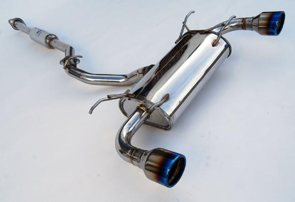 Invidia HS12SSTG3T Subaru BRZ / Scion FRS Q300 w/ Rolled Titanium Tips Cat- Back Exhaust (Blue Edge)